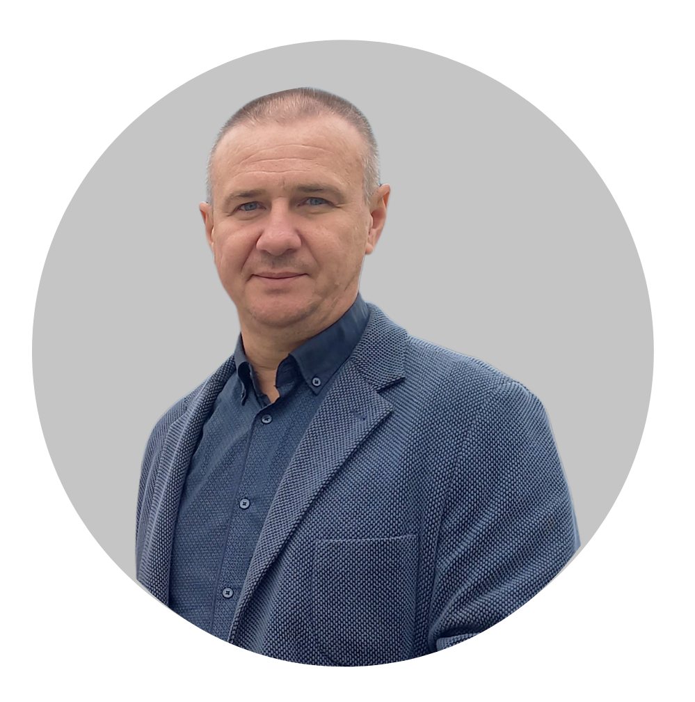 Mariusz Szrek, właściciel drukarni